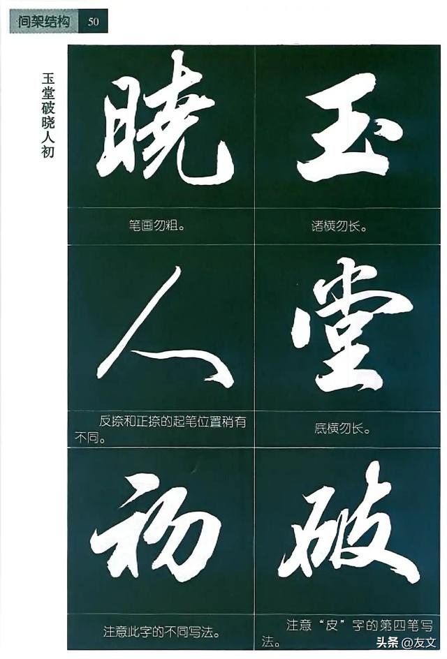 田英章早期毛笔行书笔法教学指南